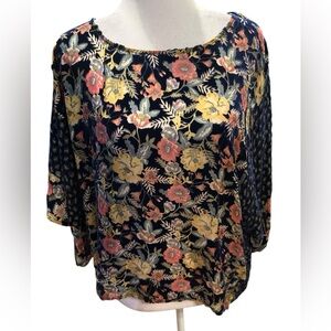 Johnny Was Floral Women's Top - Multicolor size S